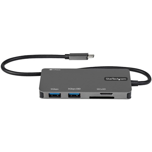 USB C Multiport Adapter - USB-C to 4K HDMI, SD/MicroSD Slot, 3-Port USB 3.0 Hub - USB Type-C Mini Dock 