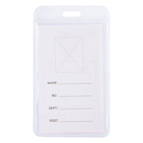 Deli Name Badge 5753 Card Holders with Clips 54x90mm 50 PCS/Box_2 - Theodist