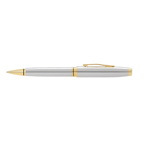 Cross 662-2 Coventry Ballpoint Pen, Chrome & Gold_2 - Theodist