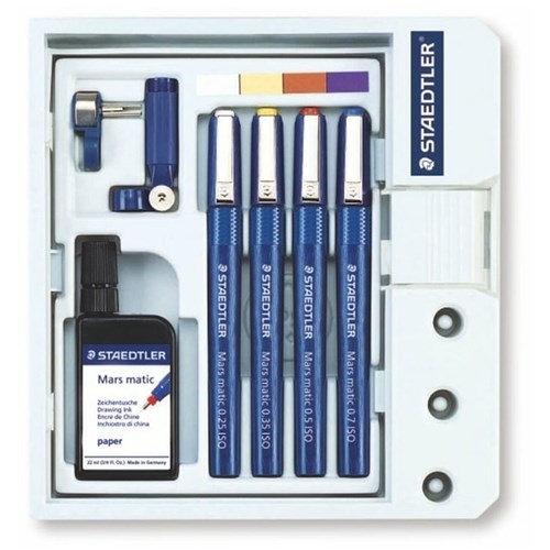 Staedtler 700 S4 M Mars Matic Technical Pen Set