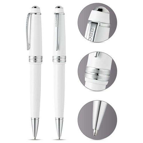 Cross Bailey Light™ Polished White Resin Ballpoint Pen