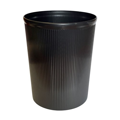 DataMax 8811BLK Waste Bin 10 Litres Round Plastic Black - Theodist