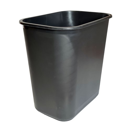 DataMax 8813BLK Waste Bin 18 Litres Round Plastic Black - Theodist