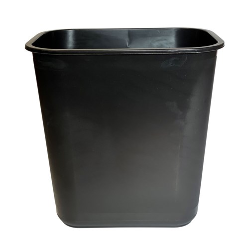 DataMax 8813BLK Waste Bin 18 Litres Round Plastic Black_1 - Theodist