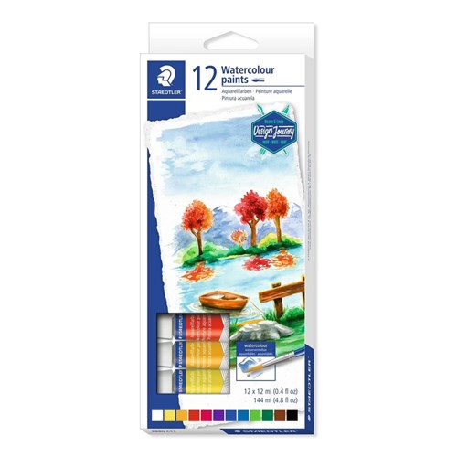 Steadtler 8880C12 Design Journey Watercolour Paint 12x12mL - Theodist