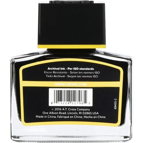 Cross Fountain Pen Ink Bottled 62.5mL, Black & Blue_2 - Theodist