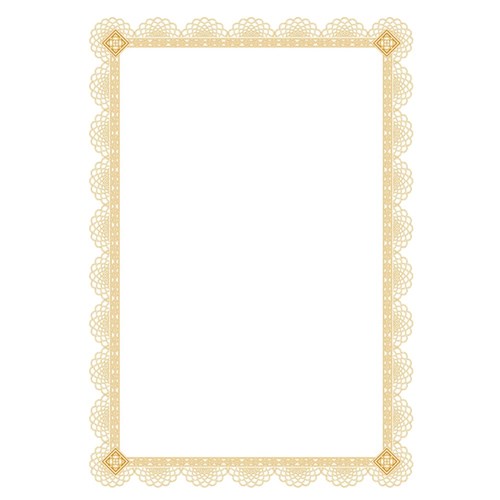 DataMax 900315 A4 140GSM Certificate Paper 25 Pieces Gold - Theodist