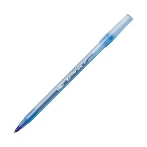 Bic BIC210 Round Stic Ballpoint Pen Medium 1.0mm Blue - Theodist