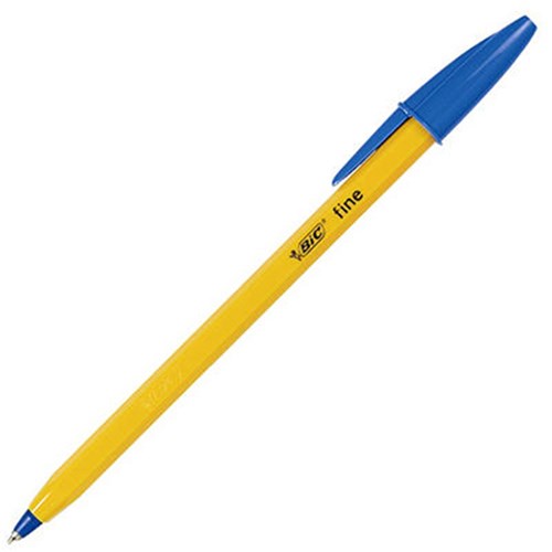 Bic BIC213 Original Orange Ballpoint Pen Fine 0.8mm_2 - Theodist