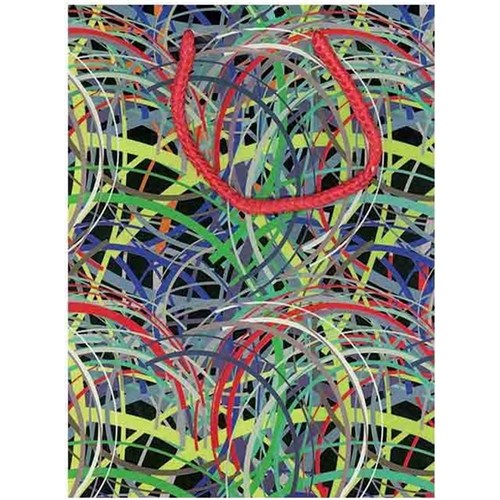 Wedding Gift Bag BM162 with Glitters 214x102x258mm - Theodist