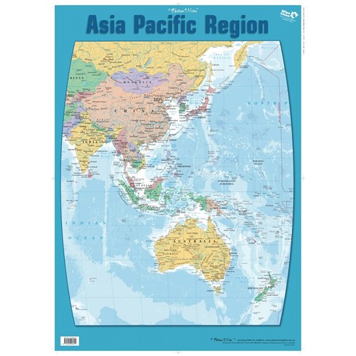Asia Pacific Region Double-Sided Chart
