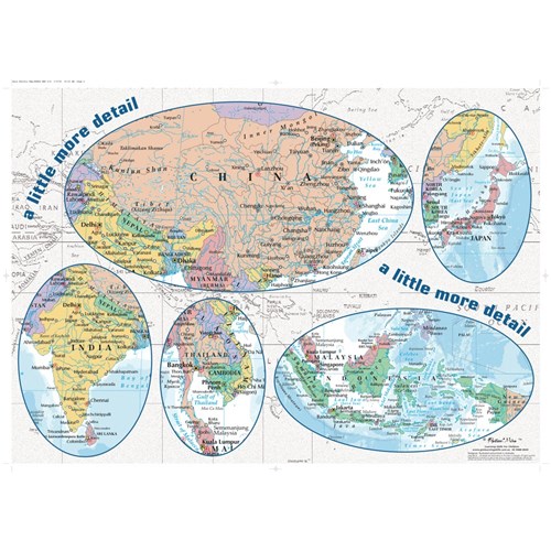 Asia Pacific Region Double-Sided Chart