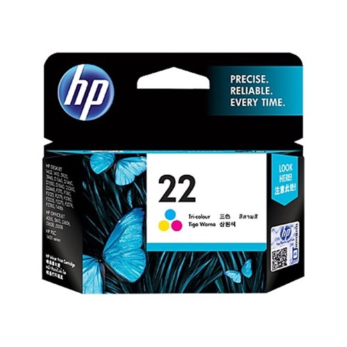 HP 22 Tri-color Original Ink Cartridge