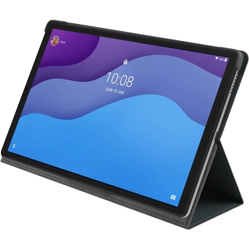 Lenovo 10.1" Folio Case with Protective Screen Film for Tab M10 2nd Gen