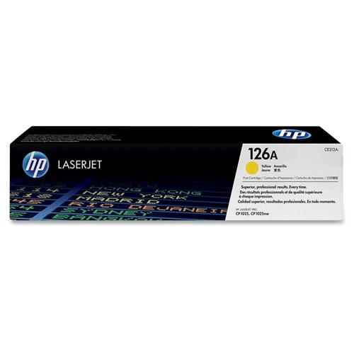 HP 126A Yellow Original LaserJet Toner Cartridge