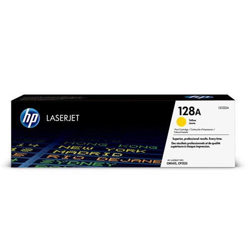 HP 128A Yellow Original LaserJet Toner Cartridge