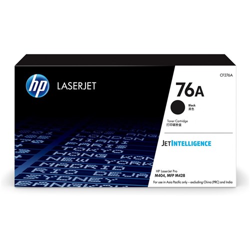 HP 76A Black JetIntelligence LaserJet Toner Cartridge CF276A - Theodist