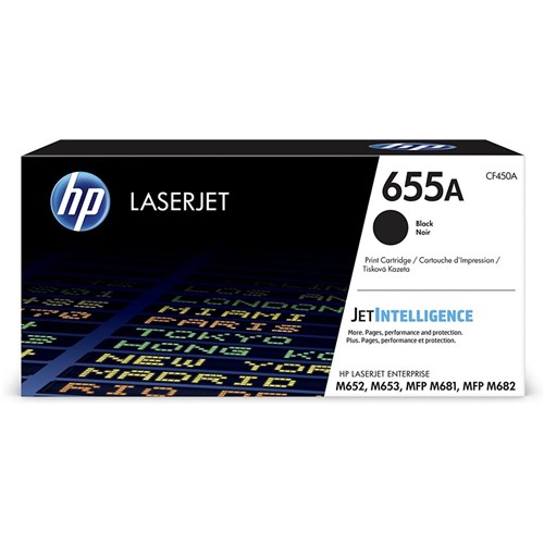 HP 655A Black Original LaserJet Toner Cartridge - Theodist