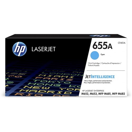 HP 655A Cyan Original LaserJet Toner Cartridge - Theodist