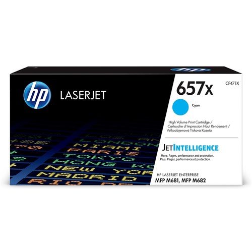 HP 657X High Yield Cyan Original LaserJet Toner Cartridge - Theodist