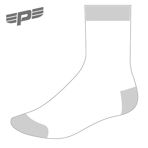 Pace Crew Socks Sizes 13-3, 2-8, 6-10, White, 5 Pack - Theodist