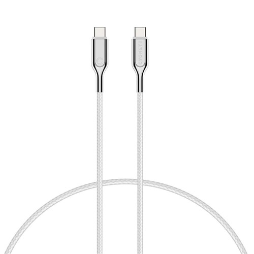 Cygnett Armoured 5A/100W 2.0 USB-C to USB-C Cable 2m (White)