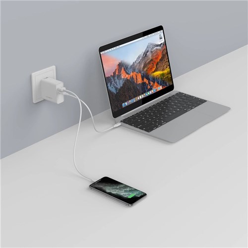 Cygnett PowerPlus 60W USB-C Dual Port Wall Charger with Travel Adapters