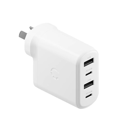 Cygnett 45W Multiport Wall Charger AU - White