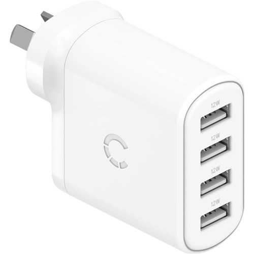 Cygnett PowerPlus 24W Multiport Wall Charger