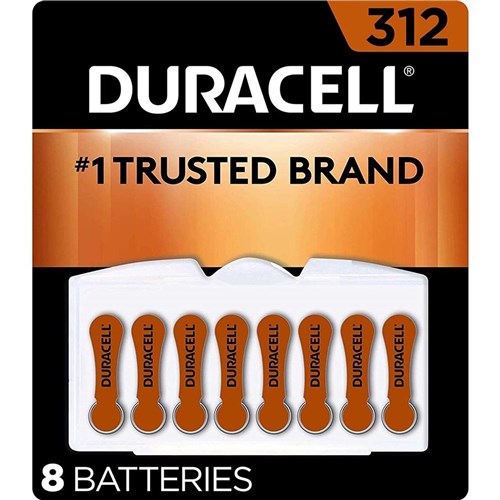 Duracell 312 Hearing Aid Battery 8 Pack - Theodist