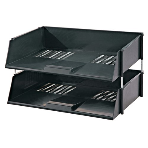 DataMax 1055BLK 2-Tier Document Tray, Black