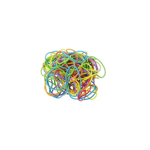 DataMax DM16C No.16 Rubber Bands 38x1.5mm 100g, Assorted Colours - Theodist