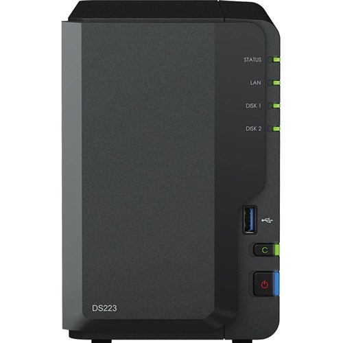 Synology DiskStation DS223 2-Bay NAS + Seagate EXOC HDD 16TB