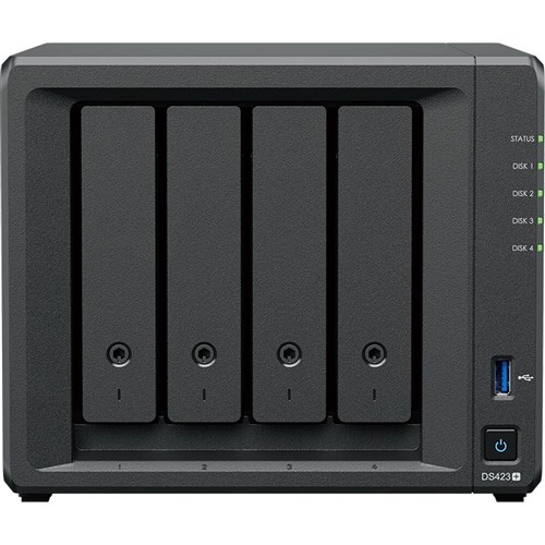 Synology DiskStation DS423+ 4-Bay NAS + Seagate EXOC HDD 32TB