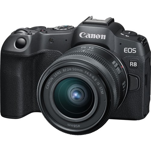 Canon EOS R8 Mirrorless Camera with RF 24-50mm f/4.5-6.3 IS STM Lens