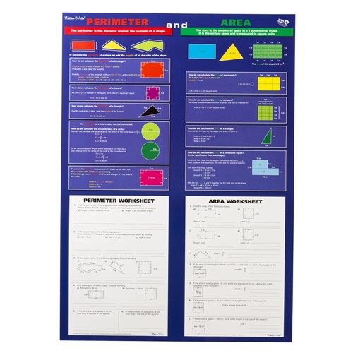 Gillian Miles 2D Shapes Chart Double-Sided 