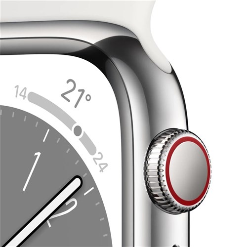 Apple Watch Series 8 41mm Silver Stainless Steel Case GPS + Cellular_2 - Theodist
