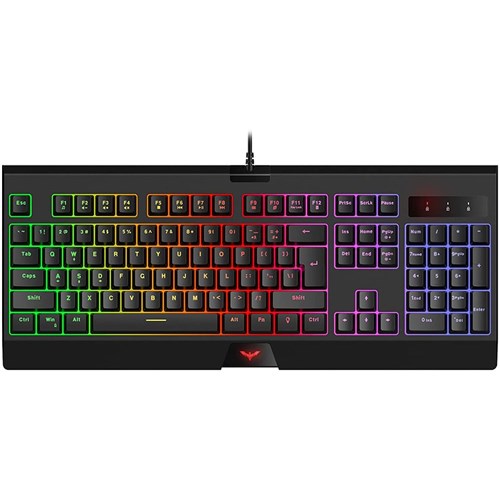 HAVIT KB858L 104 Keys Wired Gaming Keyboard with LED Rainbow Backlit