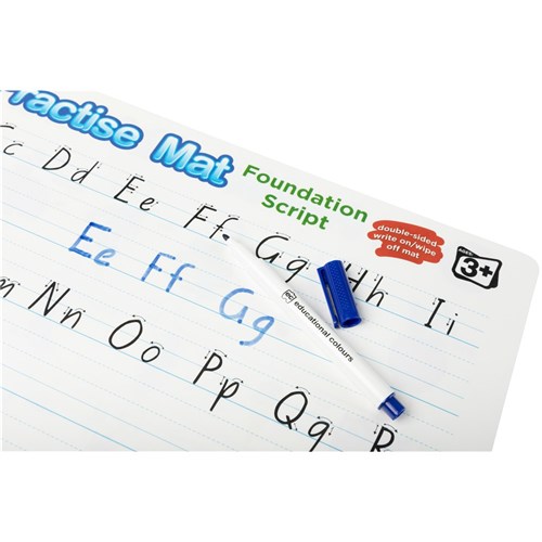 Learning Can Be Fun Practise Mat Handwriting Foundation Script - Theodist