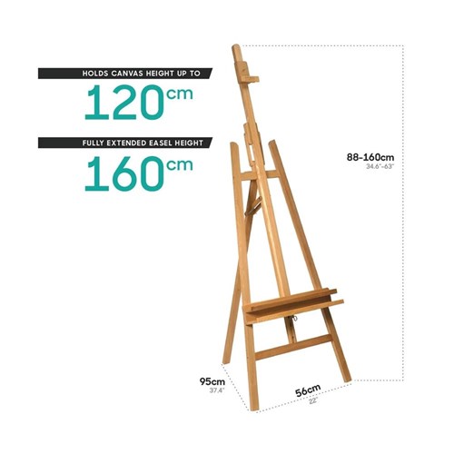 Mont Marte Floor Easel with Tilt