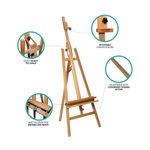 Mont Marte Floor Easel with Tilt