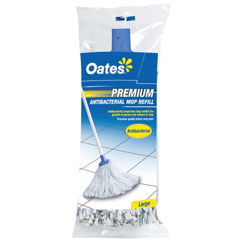 Oates Mophead Mop Refill Large Antibacterial 300gm