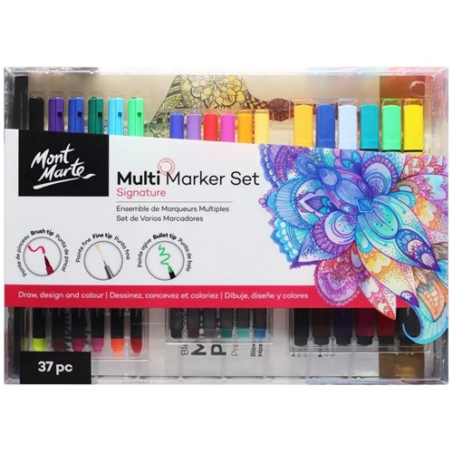 Mont Marte Multi Marker Set Signature 37pc