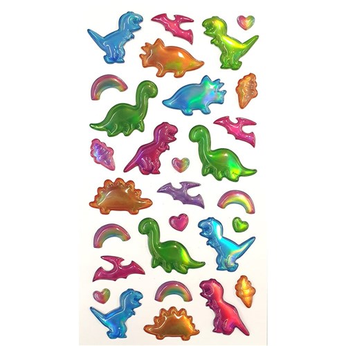 Gummy Dino Stickers