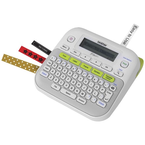 Brother D210 P-Touch Portable Desktop Label Maker Printer_2 - Theodist