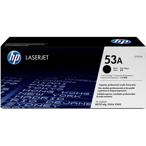 HP 53A Black Original LaserJet Toner Cartridge - Theodist