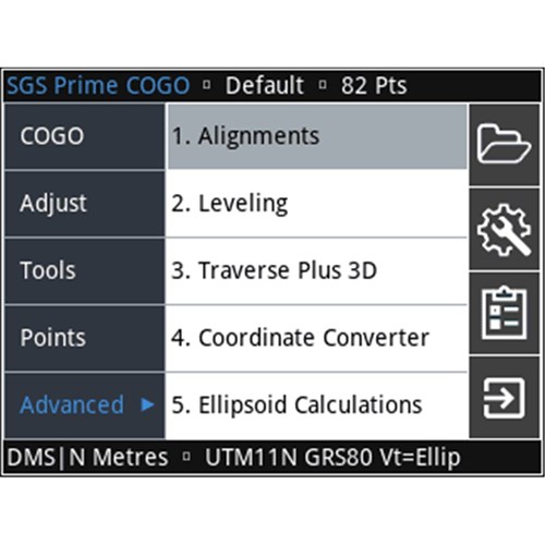 SGS HP Prime COGO Software Professional - Theodist