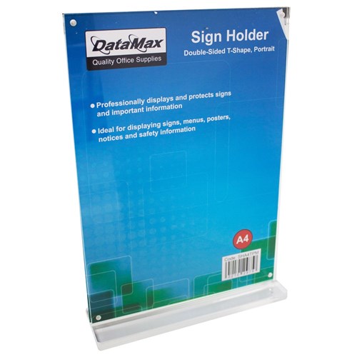 DataMax SHA4TPM Magnetic Sign Holder A4 Portrait - Theodist