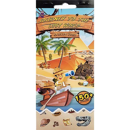 STICKER BOOK EXPLORER 150+ STICKER 4 SHEETS
