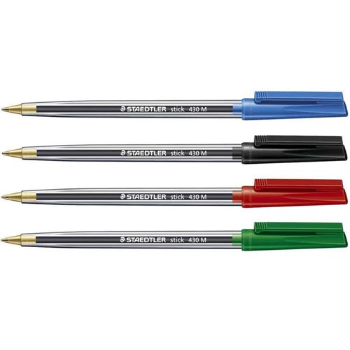 Staedtler Stick 430M Ballpoint Pen Medium 1.0mm - Theodist